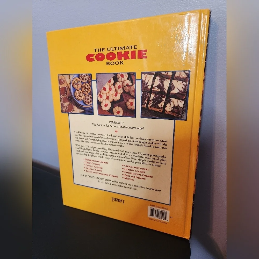 The Ultimate Cookie Book 1997 Hardcover Cookbook